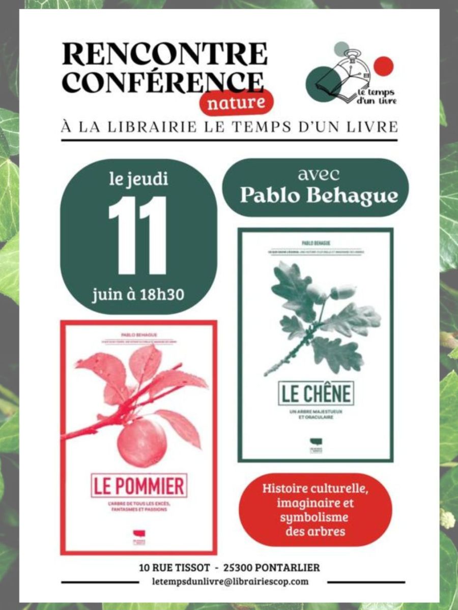 Rencontre-conférence à la librairie &laquo;&nbsp;Le Temps d&rsquo;un Livre&nbsp;&raquo; de Pontarlier&nbsp;(25)